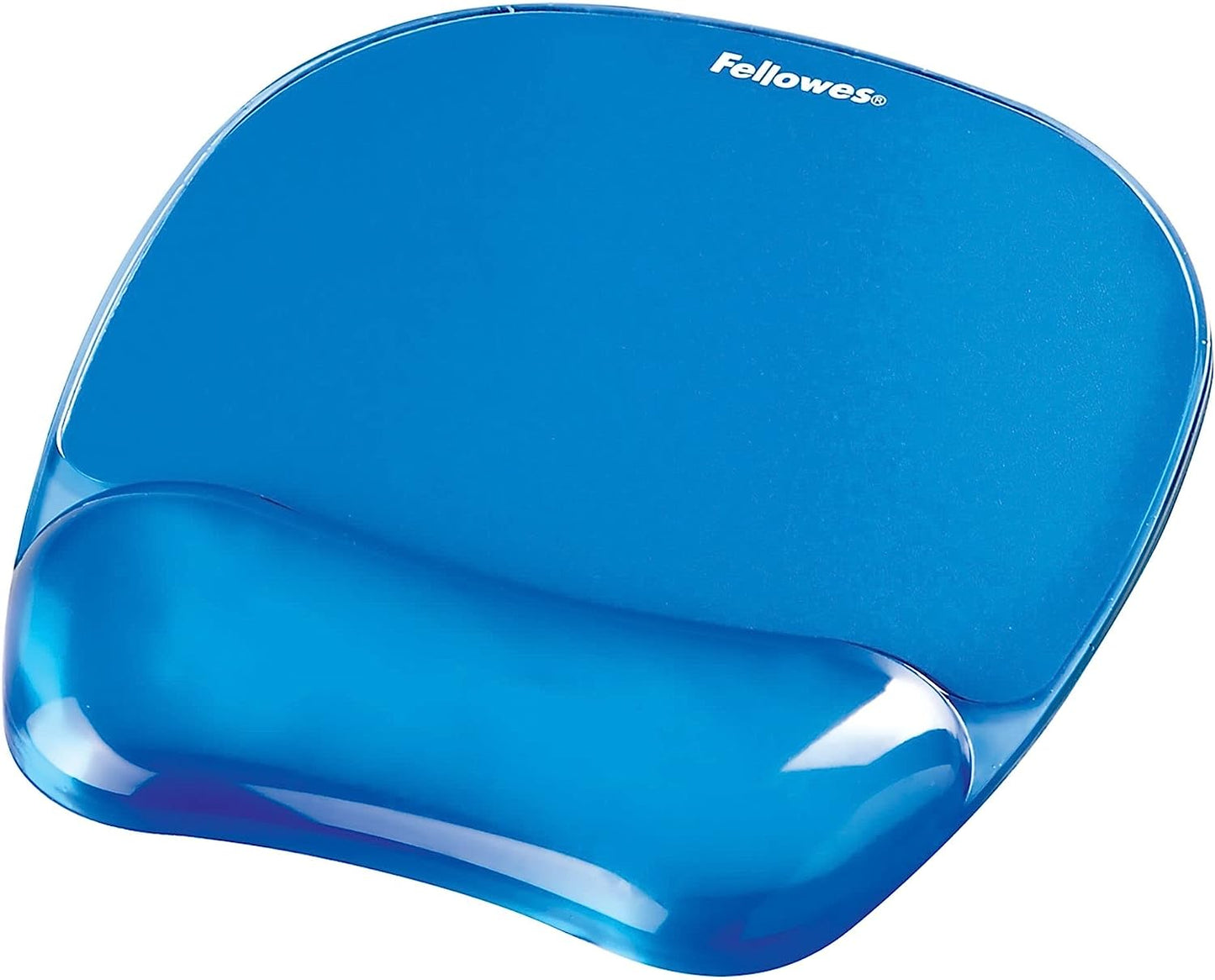 Fellowes Mouse Mat Wrist Support - Crystals Gel Mouse Pad with Non Slip Rubber Base - Ergonomic Mouse Mat for Computer, Laptop, Home Office Use - Compatible with Laser and Optical Mice