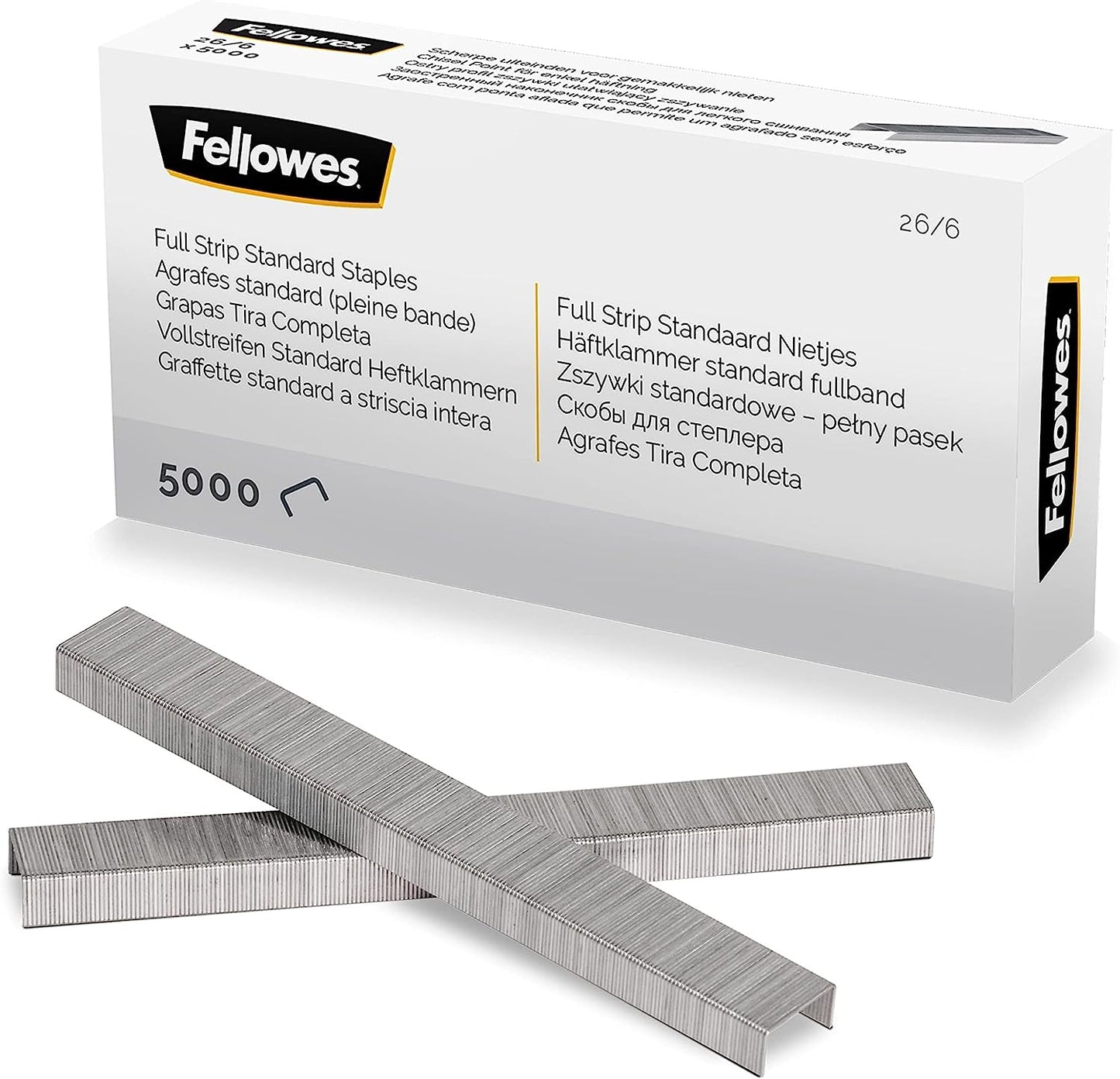 Fellowes Jam Free Stapler, 20 Sheet Capacity - LX820 Full Strip Antibacterial Manual Stapler- Uses Both 24/6mm and 26/6mm Staples